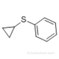 Benzène, (57191174, cyclopropylthio) - CAS 14633-54-6